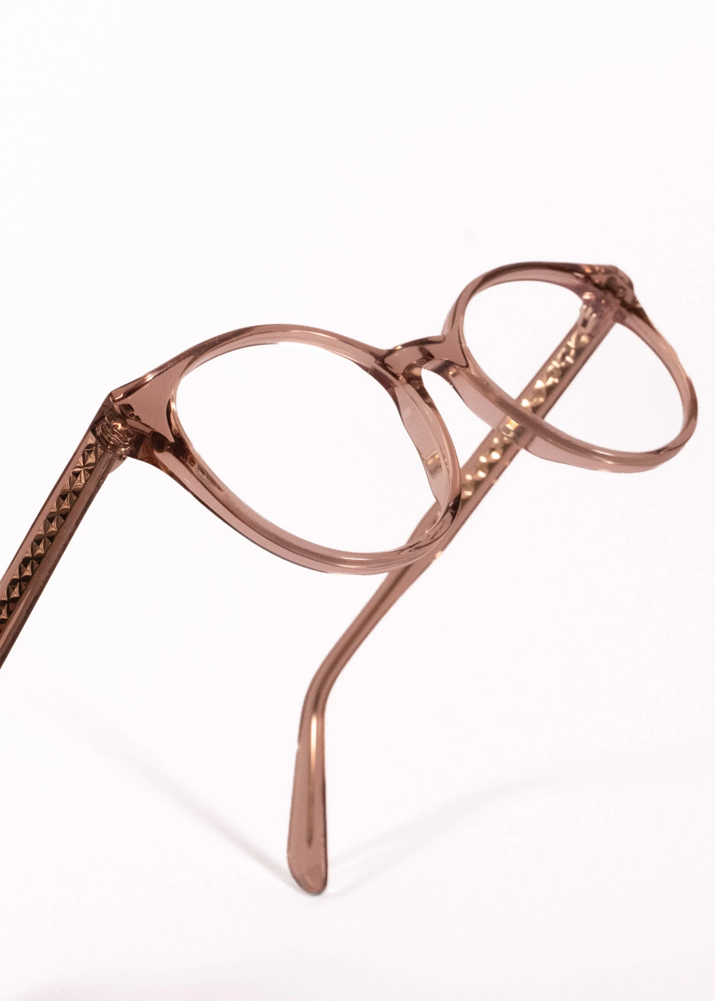 Translucent pink Colibris optical frame